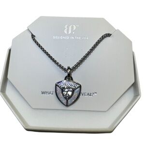 Bomb Party October 2025 Necklace “Wrapped In What Matters” Opal/ Hematite NIB